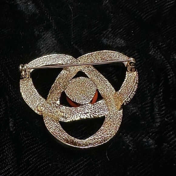 Sarah, Coventry cold and orange orbit clip on  set - Picture 4 of 4